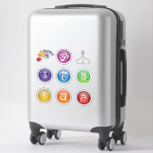 7 Chakra's Sticker 10 Set #05 (Koffer)