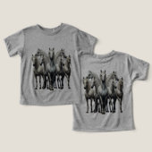 7 chevaux blancs chanceux (Design Recto & Verso)