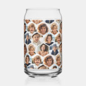 7 Collage de photos - motif hexagonal funky (Verso)