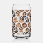 7 Collage de photos - motif hexagonal funky (Gauche)