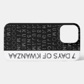 7 dagen Kwanzaa iPhone Hoesje (Achterkant horizontaal)