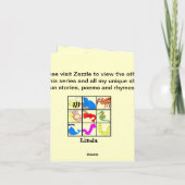 7 De Spider -Sample notitiekaart grootte (Achterkant)