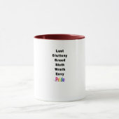 7 Dodelijke Zins koffie-mok Mok (Midden)