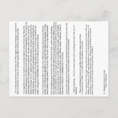 #7 Feelings - van afhankelijke opkomst Uitnodiging Briefkaart (Achterkant)