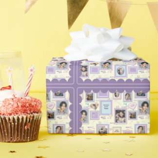 7 Foto Collage Kawaii Koreaanse k-pop kdrama hally Cadeaupapier