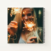 7 Foto Collage Moderne Afstuderen Guest Book Notitieboek (Achterkant)