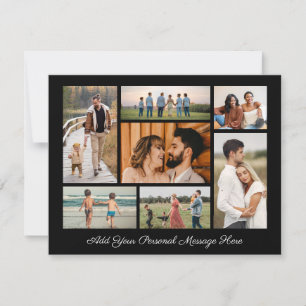 7 Fotocollage Voeg uw eigen Wenskaart toe Kaart