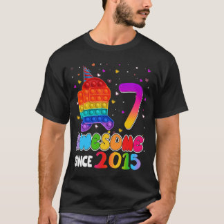7 Geweldige sinds de Pop van 2015 Birthday Kindere T-shirt