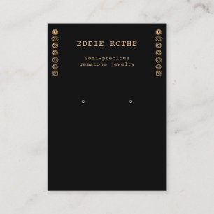 7 Gold Chakra Spiritueel oormerk van juwelen Visitekaartje