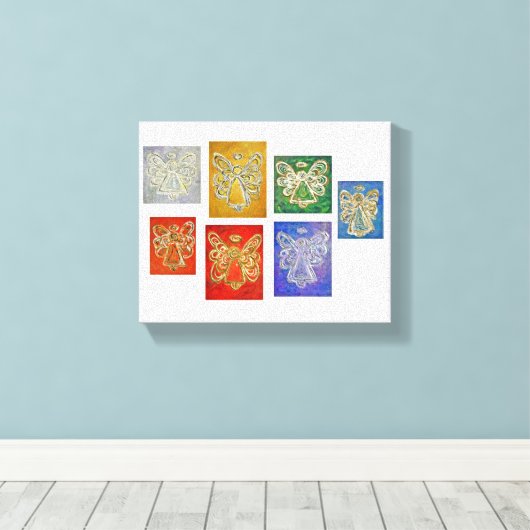 7 Guardian Angels Art Peinture en toile Emballée (Insitu (Plancher de Bois))