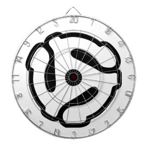 7-inch 45-pm vinyladapter invoegspin dartbord