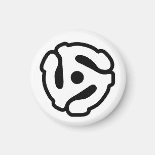 7-inch 45-pm vinyladapter invoegspin magneet