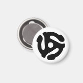 7-inch 45-pm vinyladapter invoegspin magneet (Voorkant / Achterkant)