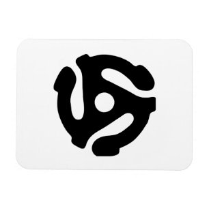 7-inch 45-pm vinyladapter snijster spin magneet