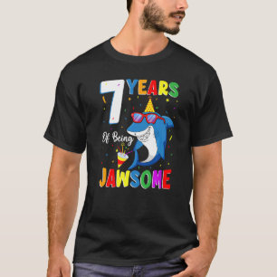 7 jaar Jawsome Shark 7 jaar T-shirt