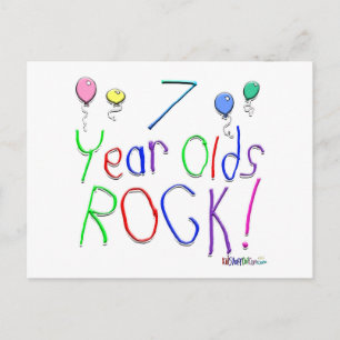 7 jaar Olds Rock! Briefkaart