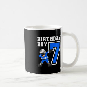 7 jaar oude jongen Ice Hockey Player 7e verjaardag Koffiemok