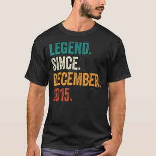 7 jaar oude legenda sinds december 2015 7e geboort t-shirt