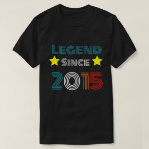 7 jaar oude legering sinds 2015 7e verjaardag t-shirt