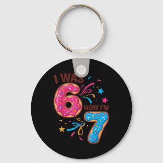 7 Jaar Oude Verjaardag Was 6 Nu Ben Ik 7 67 Mannen Sleutelhanger