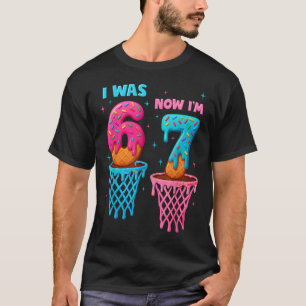 7 Jaar Verjaardag Ik Was 6 Nu Ben Ik 7 67 Meme Gra T-shirt