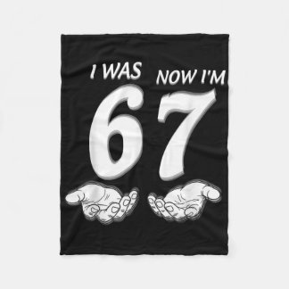 7 Jaar Verjaardagsshirt Was 6 Nu Ben Ik 7 67 Leuk Fleece Deken