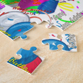 7 juli, Birthday Jigzaag Puzzle Legpuzzel (Zijkant)