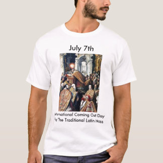7 juli: Internationale komende dag T-shirt