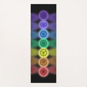 7 kakras yoga mat (Voorkant)