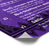 7 Kardinale regels voor LIFE Poster (Hoek)