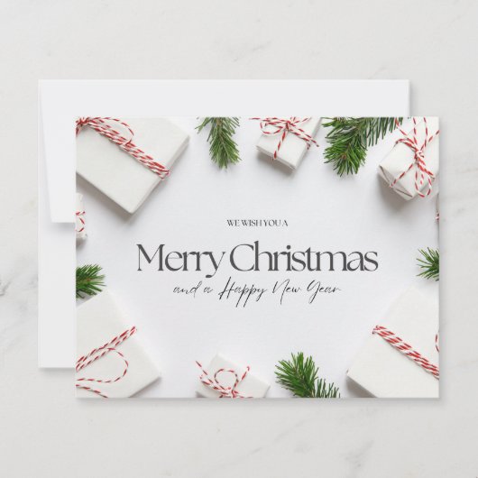 7 kerst feestdagenkaart (Voorkant)