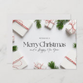 7 kerst feestdagenkaart (Voorkant / Achterkant)