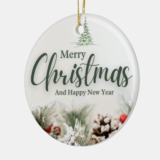 7 kerst keramisch ornament (Links)