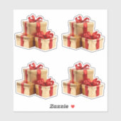7 kerst sticker (Vel)