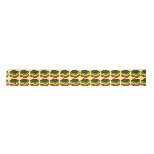7 Layer Italiaanse Rainbow Cookie-kerstlint Lint (Voorkant)