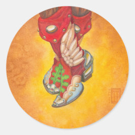 7 League Boots mini Ronde Sticker