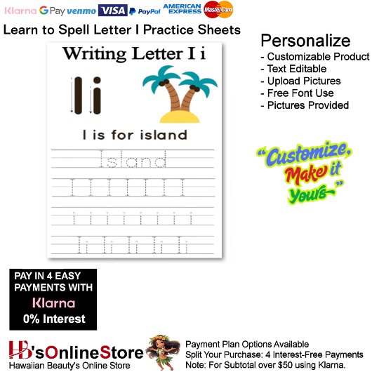 7 Learn To Spell Letter I Teacher Home Schooling