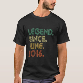 7 Legende Sinds Juni 2016 7e T-shirt