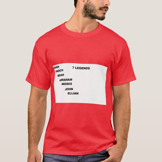 7 LEGENDES T-SHIRT (Voorkant)