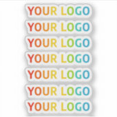 7 Logo en ligne Stickers extra petits et clairs (Devant)