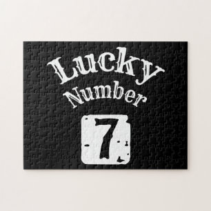 7 - Lucky Number 7 Luck Legpuzzel