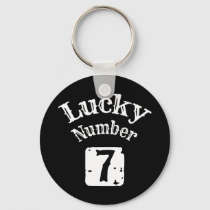 7 - Lucky Number 7 Luck Sleutelhanger