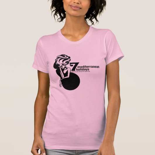 7 mediterranean holidays t-shirt (Voorkant)