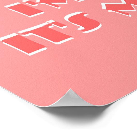 7 Mots À Un Mariage Long Et Heureux - Poster (Coin)