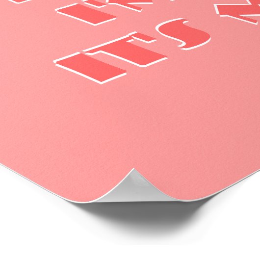 7 Mots À Un Mariage Long Et Heureux - Poster (Coin)