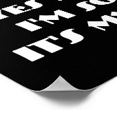 7 Mots À Un Mariage Long Et Heureux - Poster (Coin)