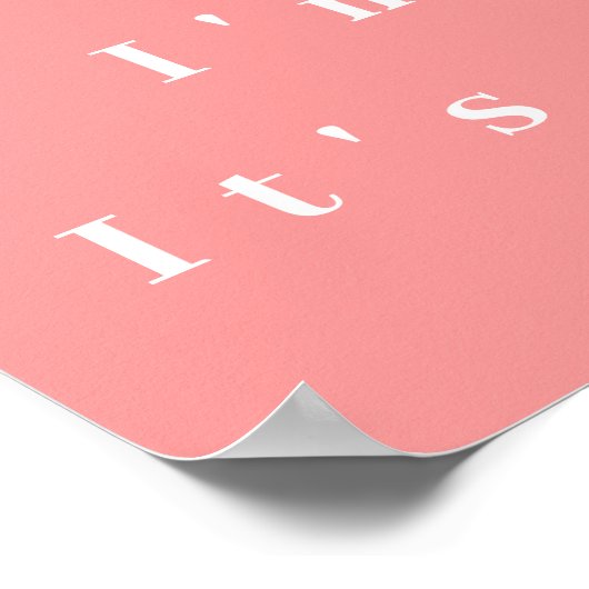 7 Mots À Un Mariage Long Et Heureux - Poster (Coin)