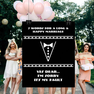 7 Mots À Un Mariage Long Et Heureux - Poster