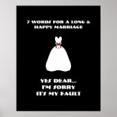 7 Mots Pour Un Mariage Long Et Heureux - Affiche (Devant)