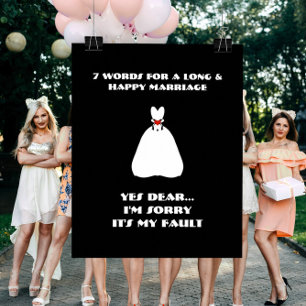 7 Mots Pour Un Mariage Long Et Heureux - Affiche